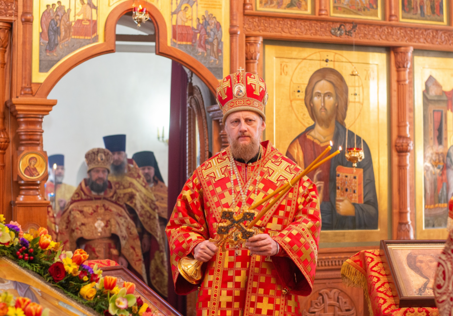 В Феодоровском монастыре отметили престольный праздник — день памяти великомученика Феодора Стратилата